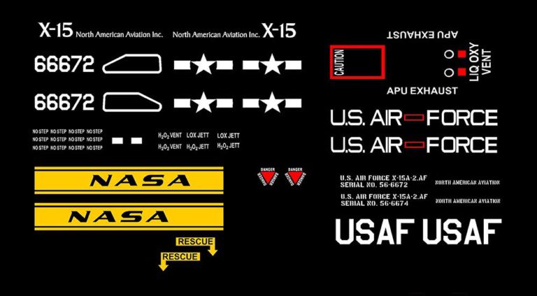 X-15 Rocket Plane - STICKERSHOCK23.COM