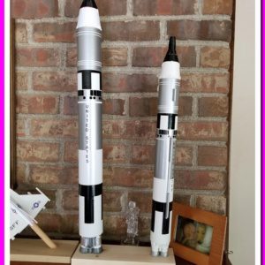 size BT-70 Gemini-Titan model rocket parts kit 